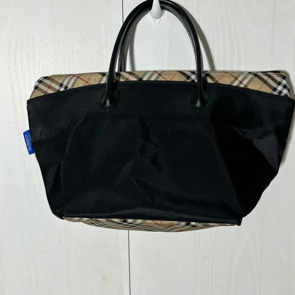 Burberry Black Nova Check Tote Bag - Picture 4 of 10